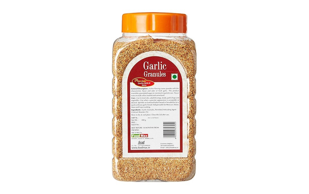 NatureSmith Garlic Granules    Plastic Jar  400 grams